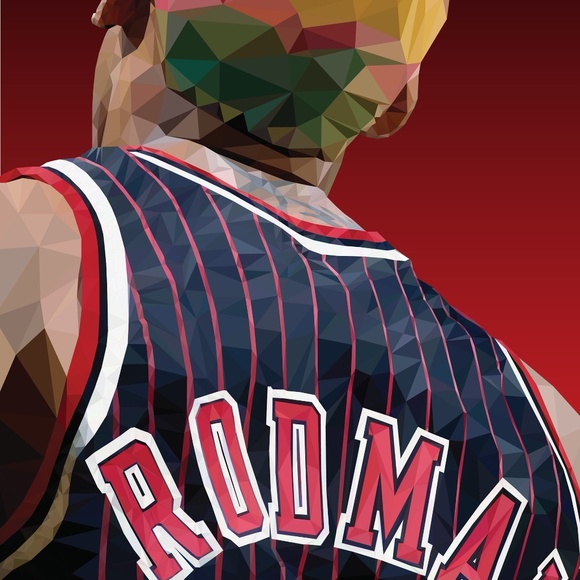 rodman jersey black